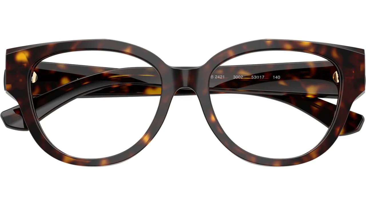 Burberry 0BE2421 3002 Eyeglasses Dark Havana 53mm Women 5