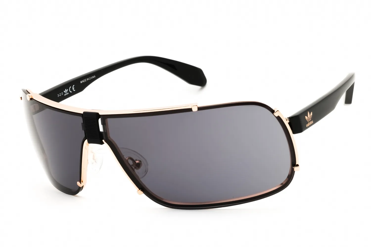 Adidas OR0030 28A Sunglasses Shiny Rose Gold 75mm Men