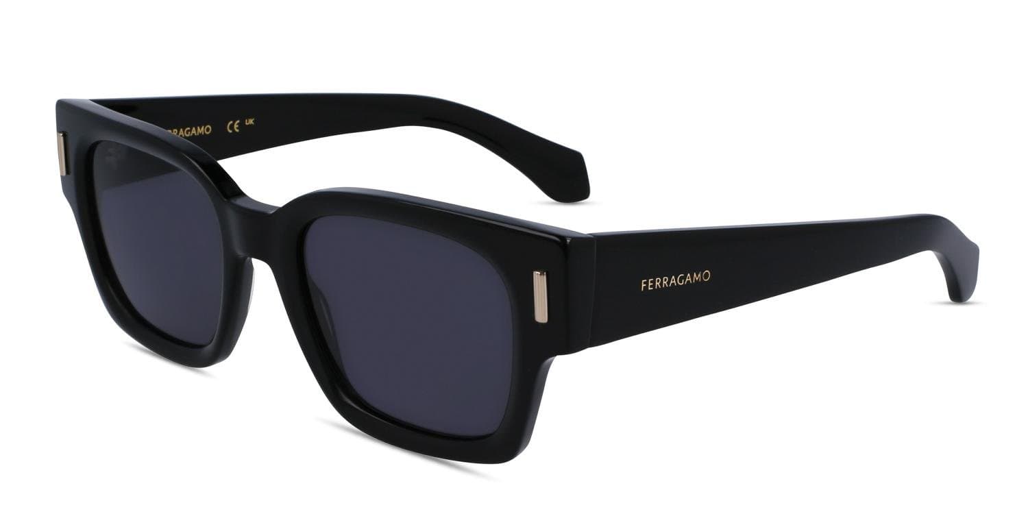 Salvatore Ferragamo SF2010S 001 Sunglasses Black 52mm Men