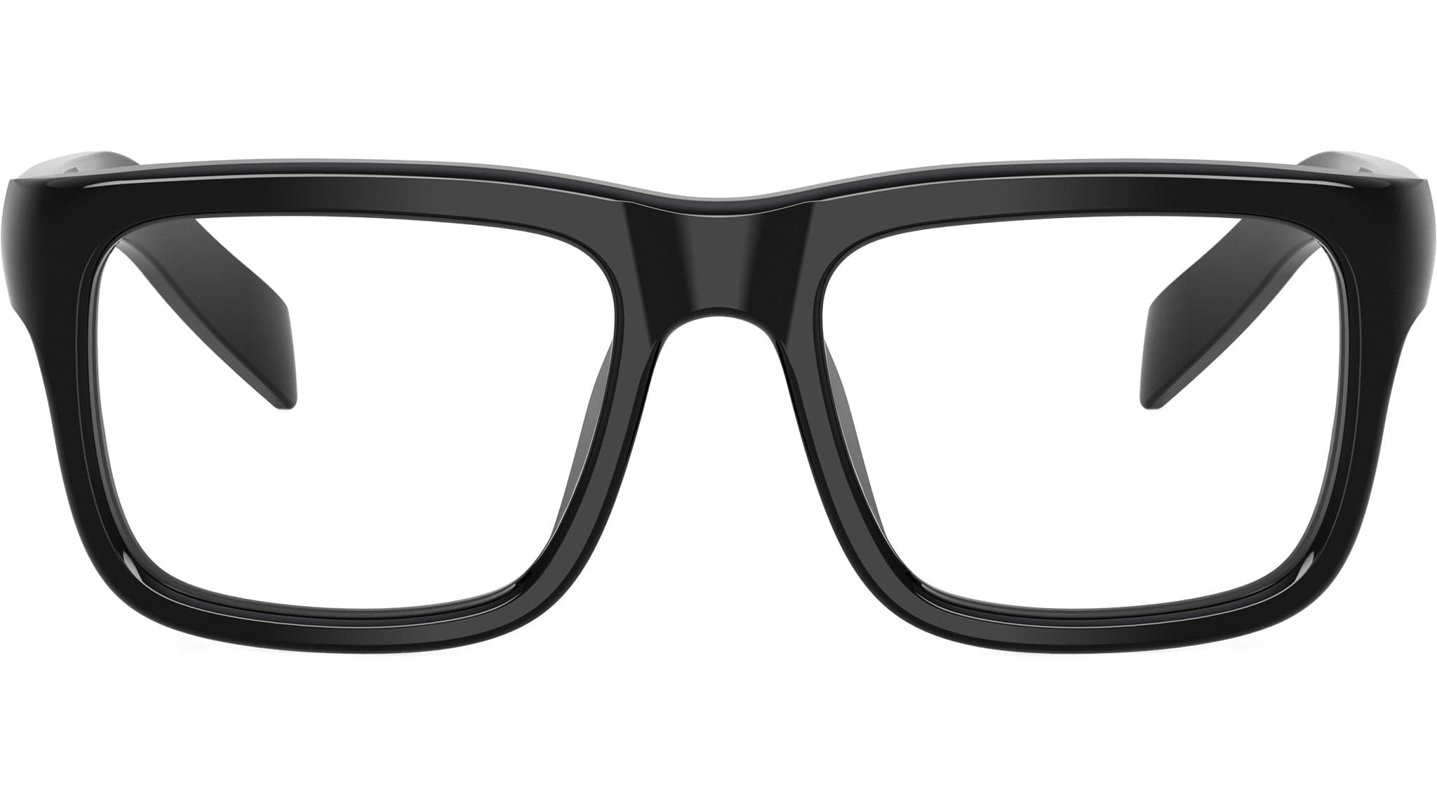 Prada PR D02V 16K1O15 Eyeglasses Glossy Black 52mm Men 2