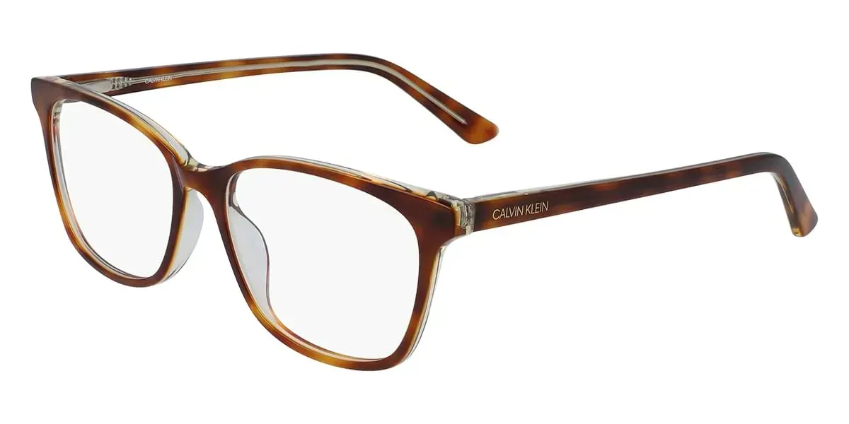 Calvin Klein CK20509 241 Eyeglasses Yellow Tortoise 53mm Women