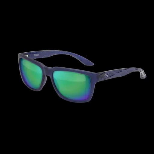 Puma PU0037S 005 Sunglasses Blue 57mm Unisex