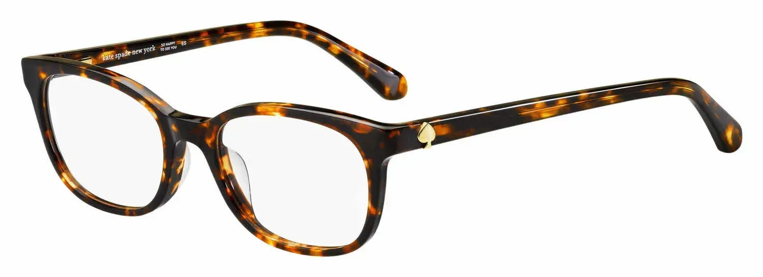 Kate Spade Luella Eyeglasses Dark Havana 51mm Unisex