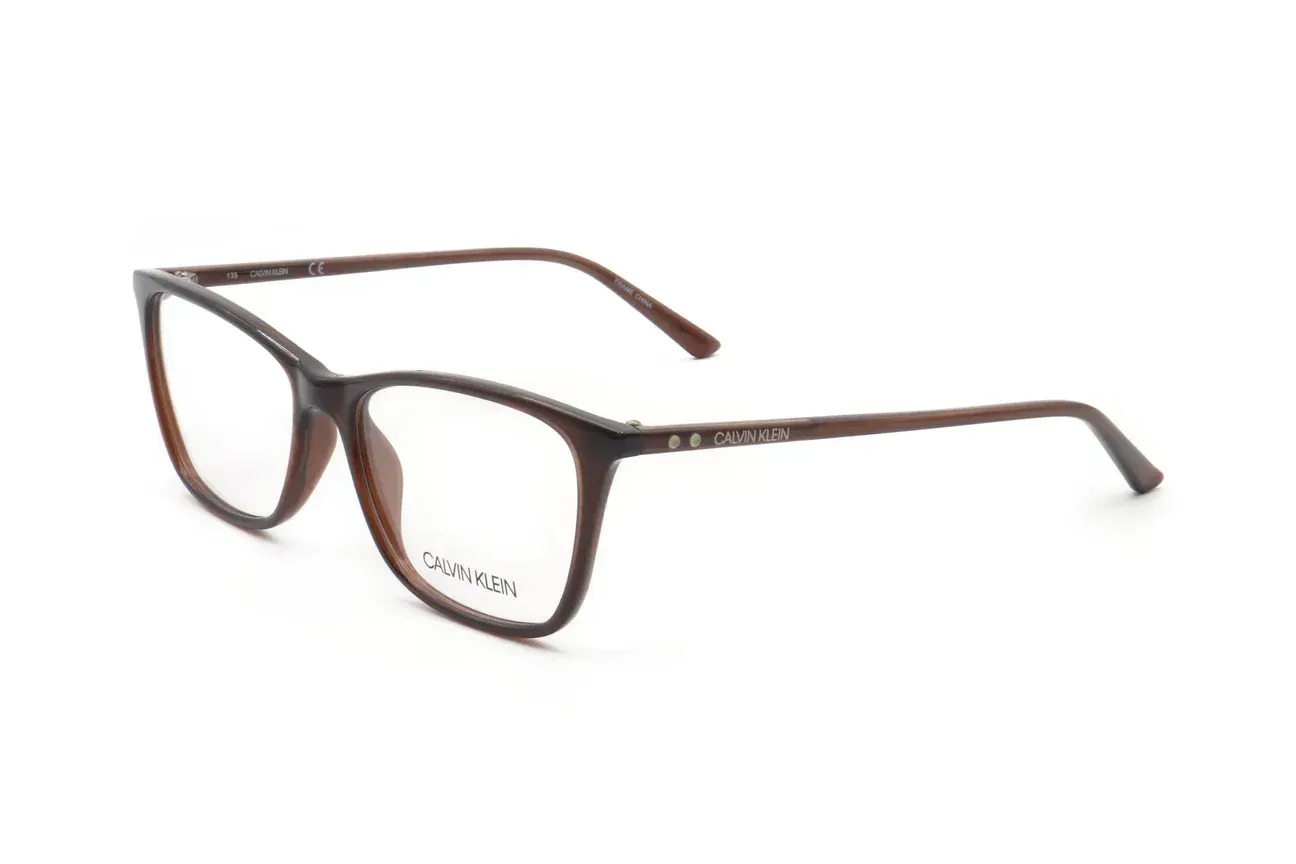 Calvin Klein CK18542G 210 Eyeglasses Crystal Brown 54mm Women