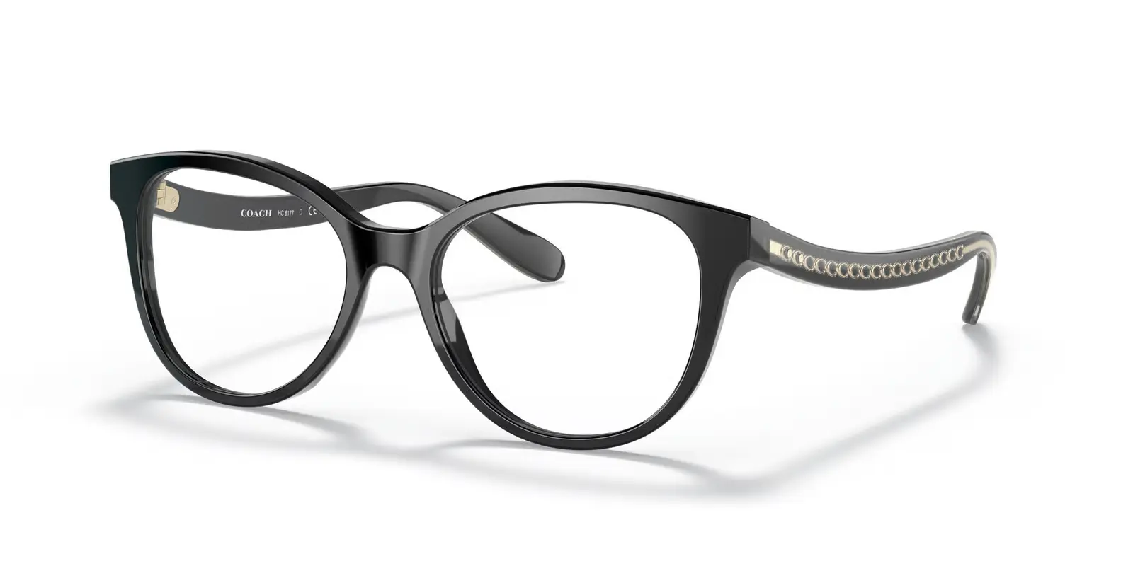Coach HC6177F 5002 Eyeglasses Black 55mm Women