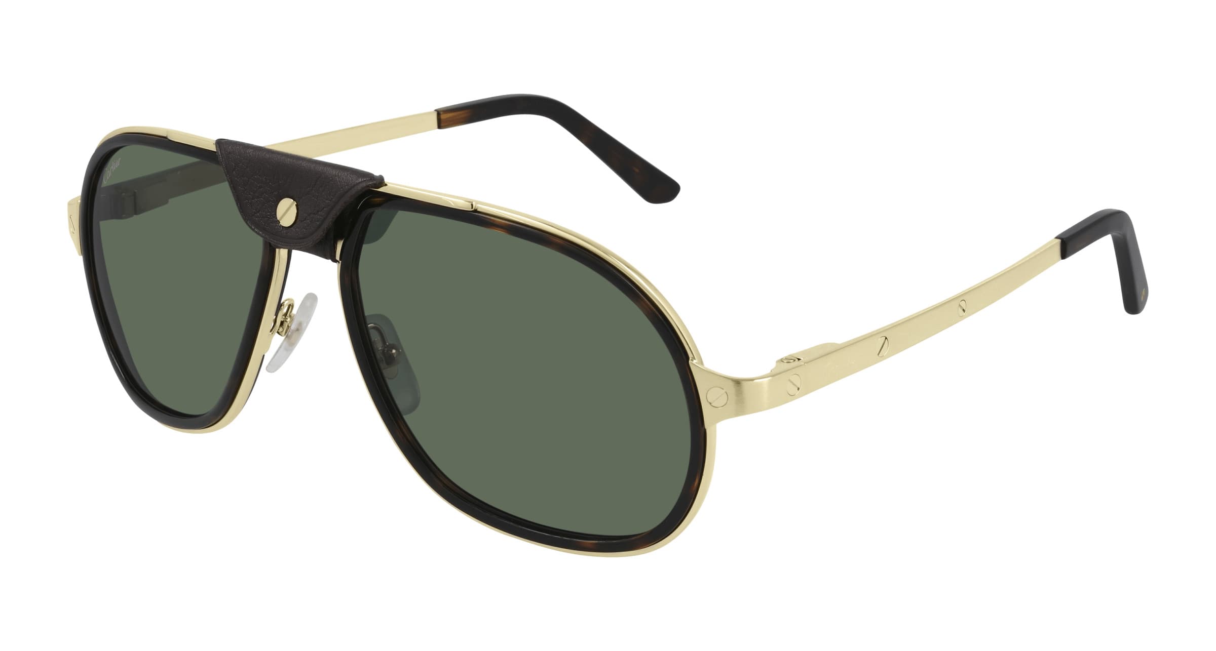 Cartier CT0241S 002 Sunglasses Havana 57mm Men