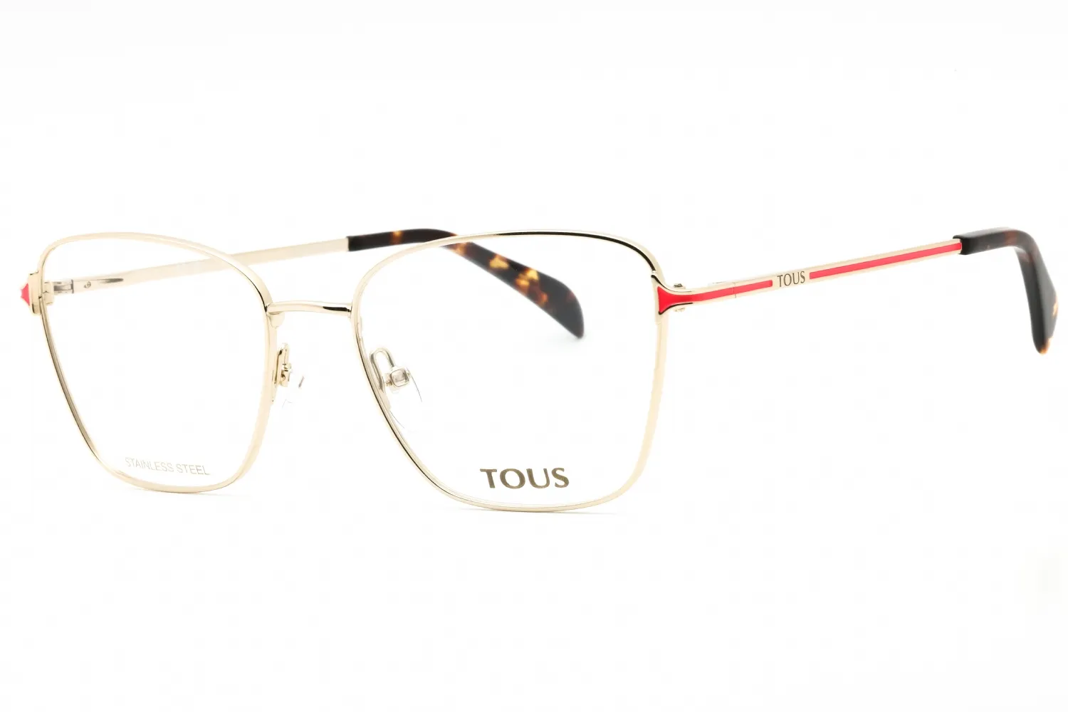 Tous VTO449 0SNA Eyeglasses Shiny Light Gold+yellow Women
