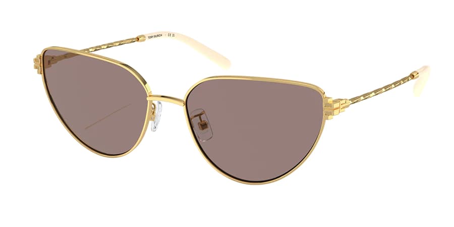 Tory Burch TY6110 33437N Sunglasses Gold 56mm Women