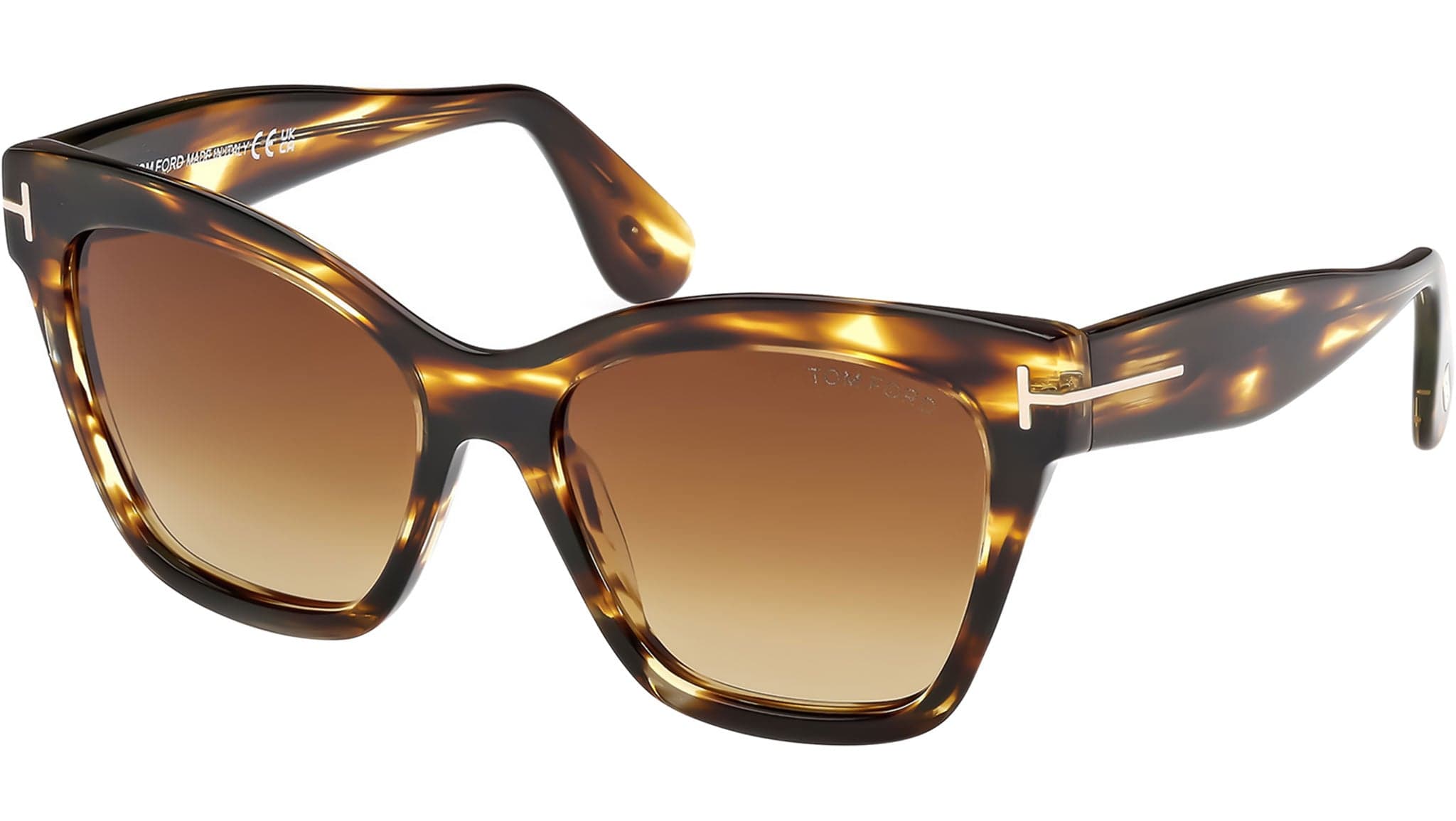Tom Ford TF1217 Elvira 55F Sunglasses Brown 140mm Unisex