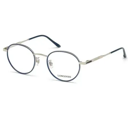 Longines LG5004H 090 Eyeglasses Shiny Palladium 49mm Men
