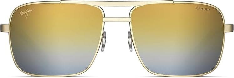Maui Jim Compass MJ714 37UTD Sunglasses Gold 59.5mm Men 2