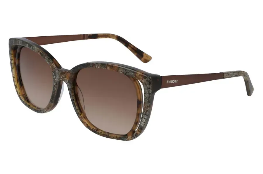 Bebe BB7210 280 Sunglasses Topaz Floral 52mm Women