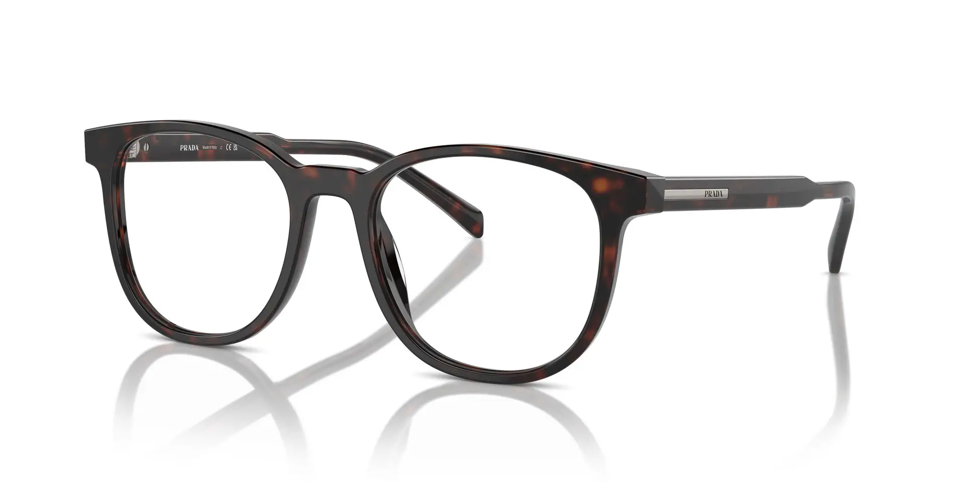 Prada VPRA15 17N-1O1 Eyeglasses Brown 52mm Men