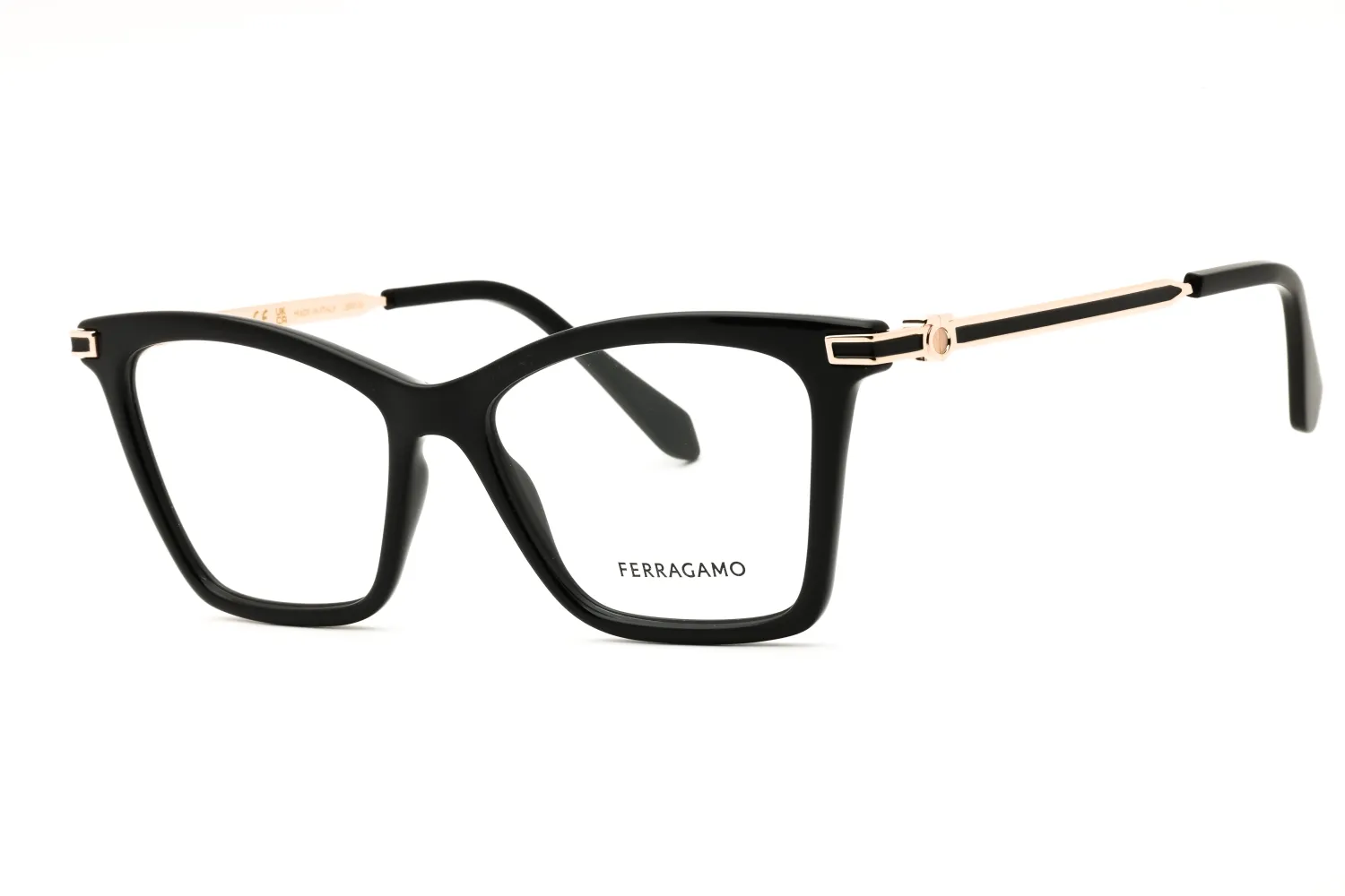 Salvatore Ferragamo SF3024 001 Eyeglasses Black 53mm Women