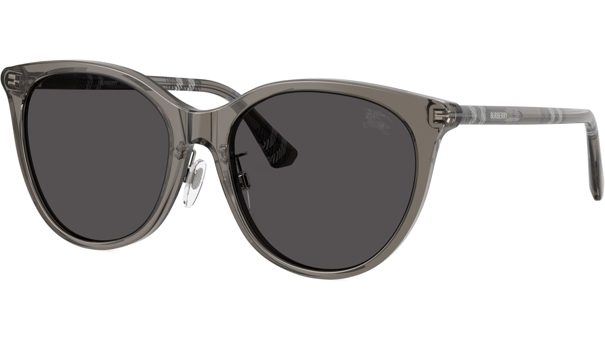 Burberry 0BE4464D 416087 Sunglasses Transparent Grey 56mm Women