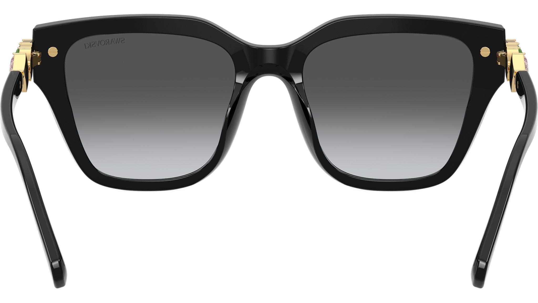 Swarovski SK6041 1001T3 Sunglasses Shiny Black 53mm Women 4