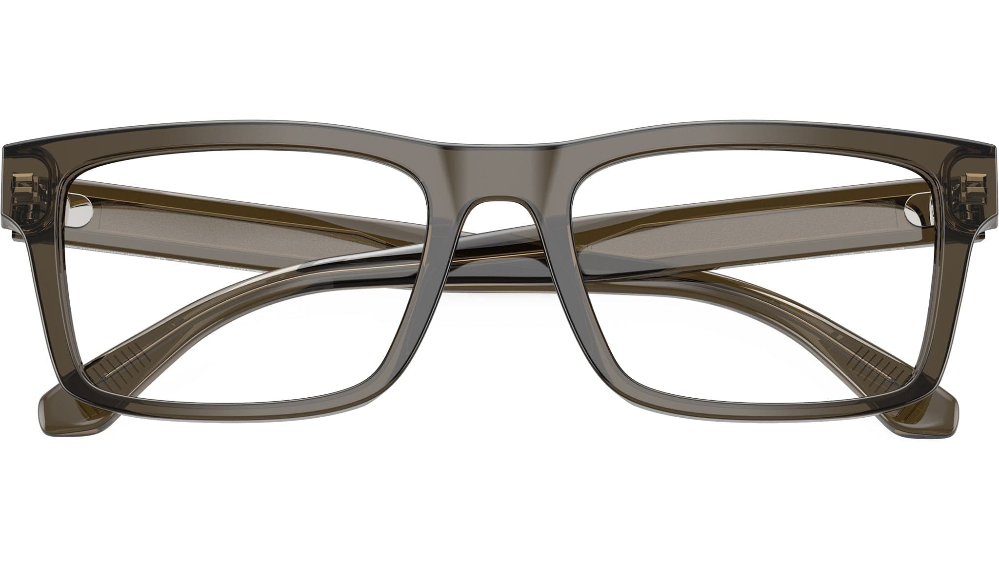 Emporio Armani 0EA3254 6249 Eyeglasses Shiny Transparent Grey 54mm Men 5