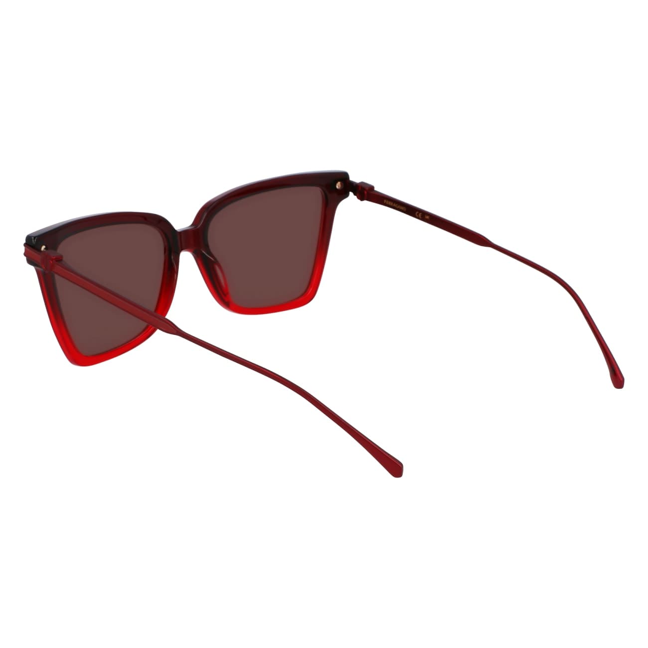 Salvatore Ferragamo SF2036S 615 Sunglasses Gradient Transparent Dark Red 56mm 4