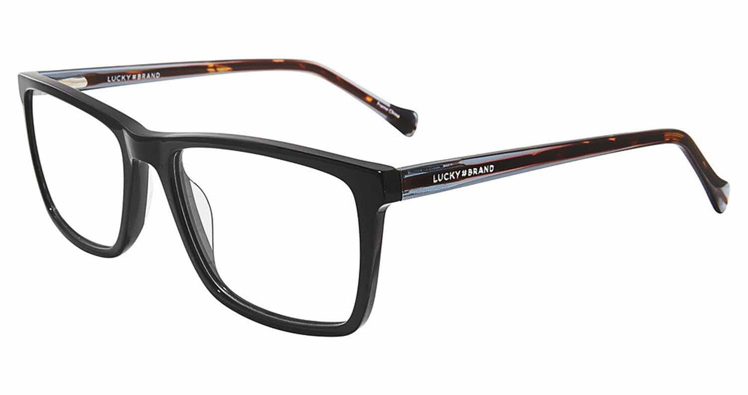 Lucky Brand D416 BLACK Eyeglasses Multicolor 56mm Men