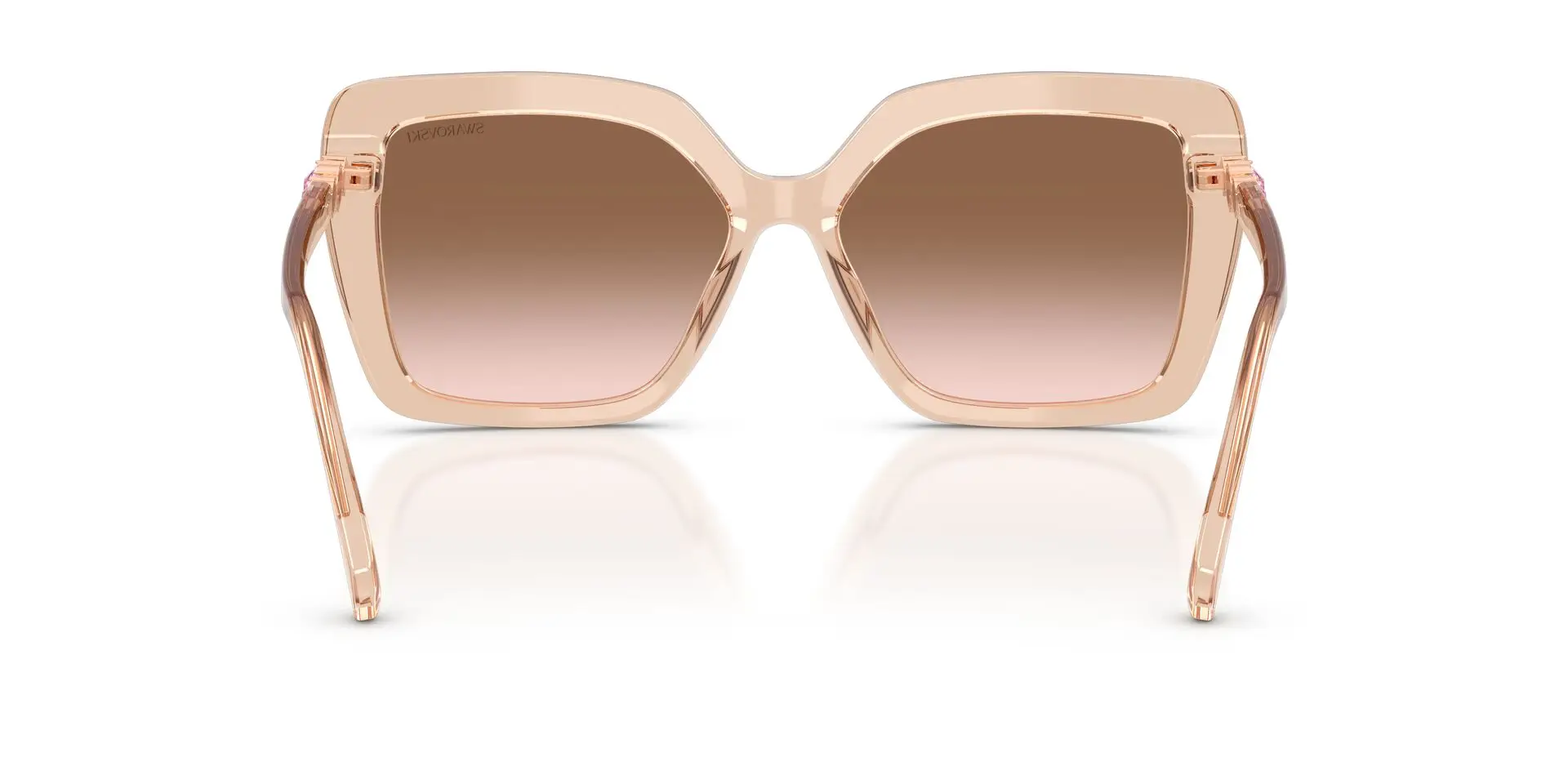Swarovski SK6049 106313 Sunglasses Transparent Beige 57mm Women 4