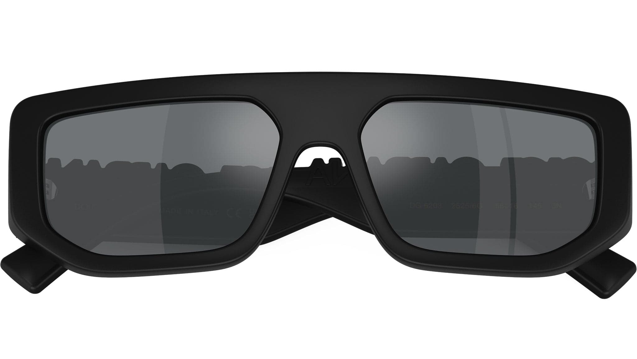 Dolce & Gabbana 0DG6203 25256G Sunglasses Matte Black 56mm Unisex 5