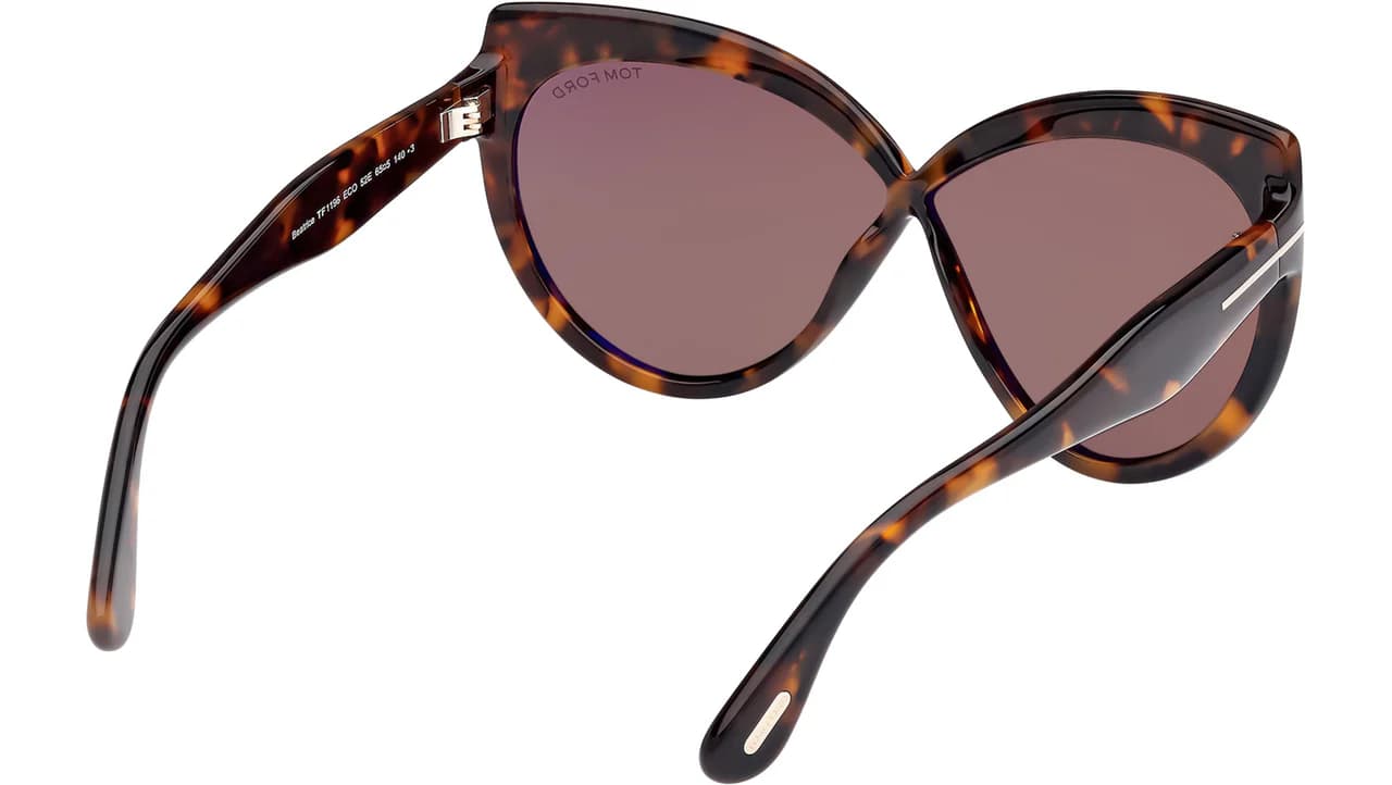 Tom Ford FT1196 52E Sunglasses Dark Havana 65mm Women 5