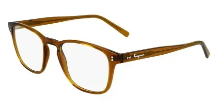 Salvatore Ferragamo SF2913 219 Eyeglasses Transparent Brown 51mm Unisex