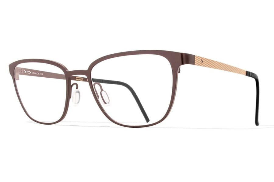 Blackfin BF788 Col. 693 Eyeglasses Matte Brown/gold 52mm Unisex
