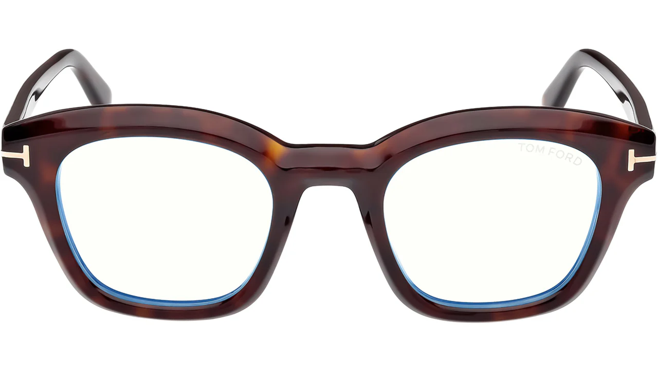 Tom Ford FT5961B 052 Eyeglasses Dark Havana 49mm Men 2