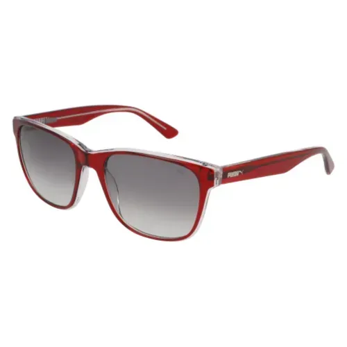 Puma PU0152S 004 Sunglasses Burgundy 55mm Men