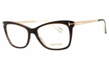 Tom Ford FT5353 050 Eyeglasses Dark Brown 52mm