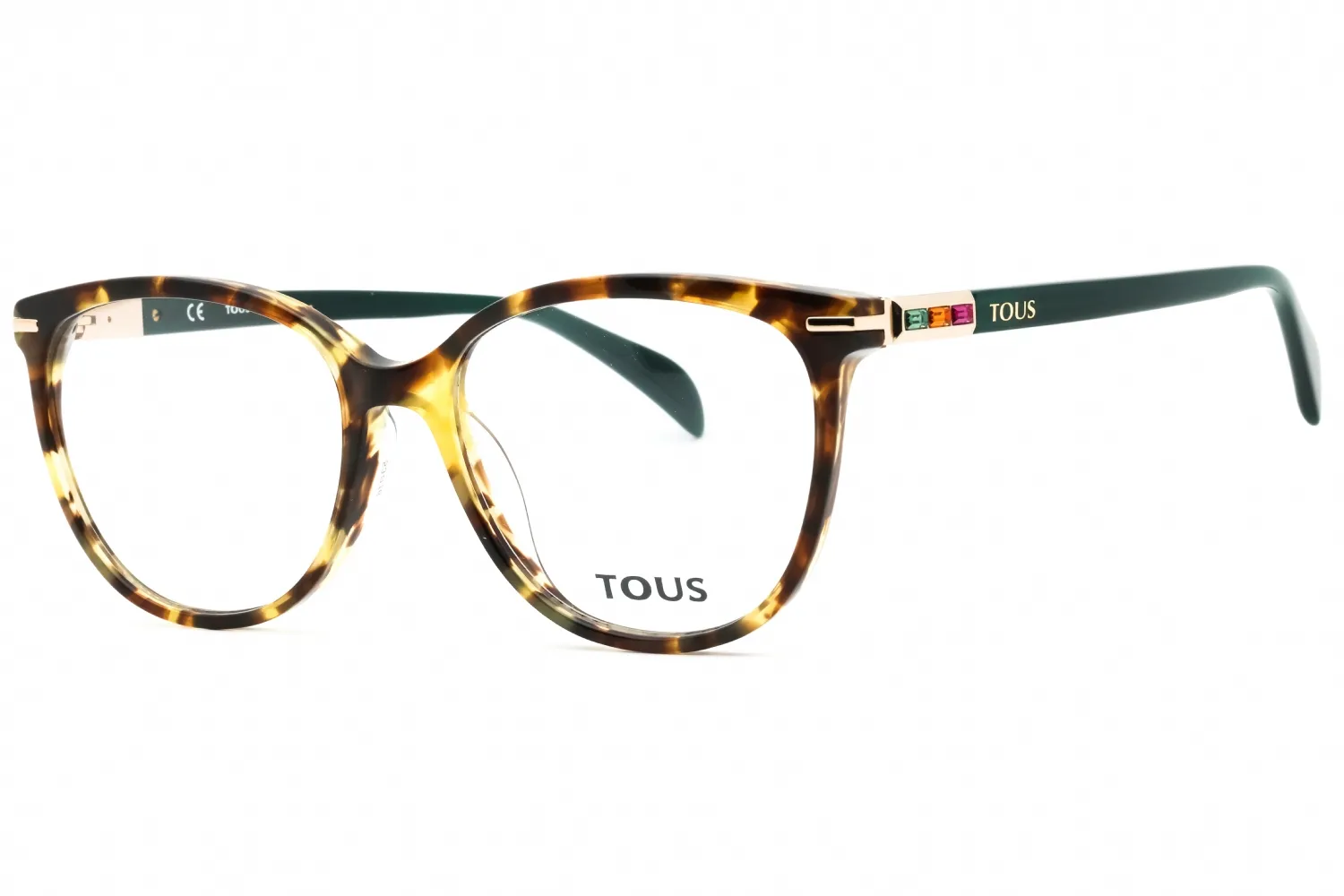 Tous VTOB12S 0710 Eyeglasses Shiny Brown Havana Women
