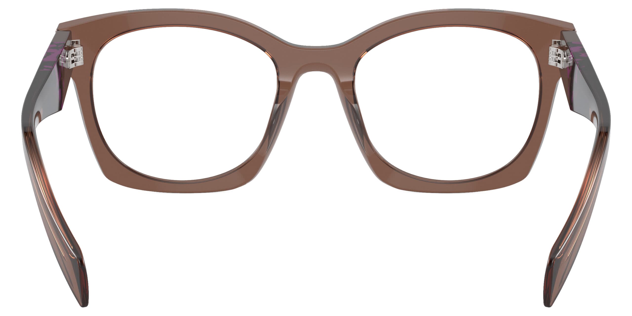 Prada VPRA05 17O1O1 Eyeglasses Brown 52mm Women 4