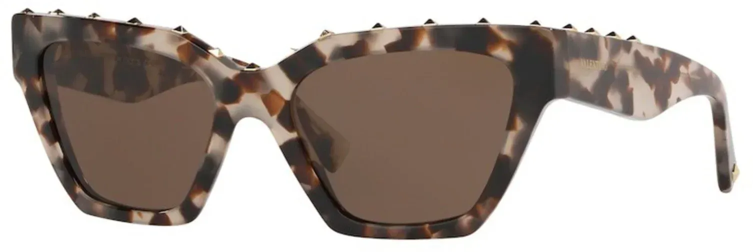 Valentino VA4046 509773 Sunglasses Brown 53mm Women