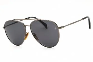 David Beckham DB 1102/F/S 0KJ1 IR Sunglasses Dk Ruthenium 61mm