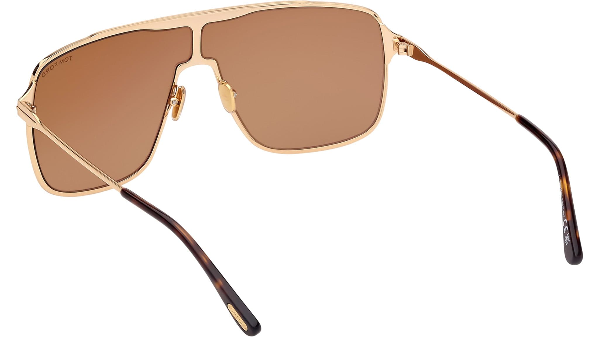 Tom Ford FT1173 30E Sunglasses Shiny Deep Gold 69mm Men 4