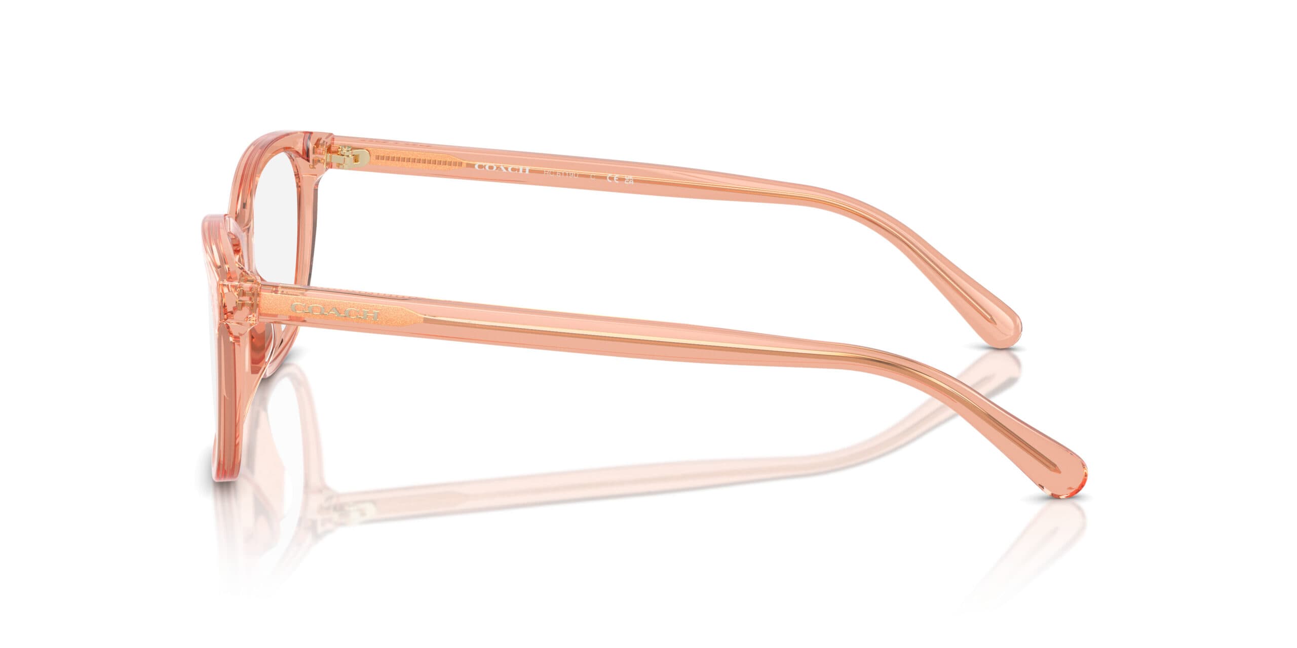 Coach HC6139U 5822 Eyeglasses Orange 53mm Unisex 2