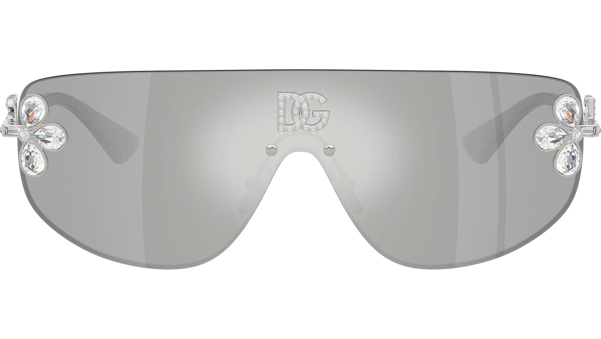 Dolce & Gabbana 0DG2333B 05/8V Sunglasses Silver 38mm Women 2