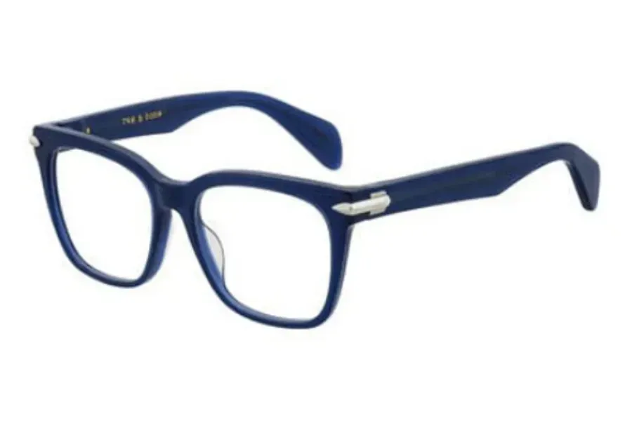 Rag & Bone RNB3015 0PJP Eyeglasses Blue 52mm Women