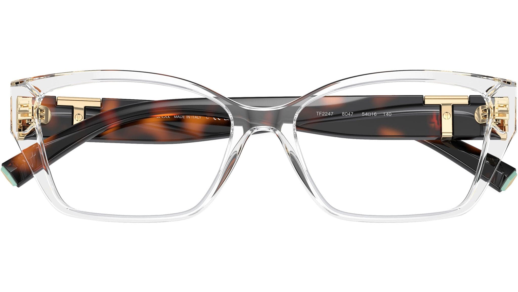 Tiffany & Co. TF2247 8047 Eyeglasses Crystal Havana 52mm Women 5