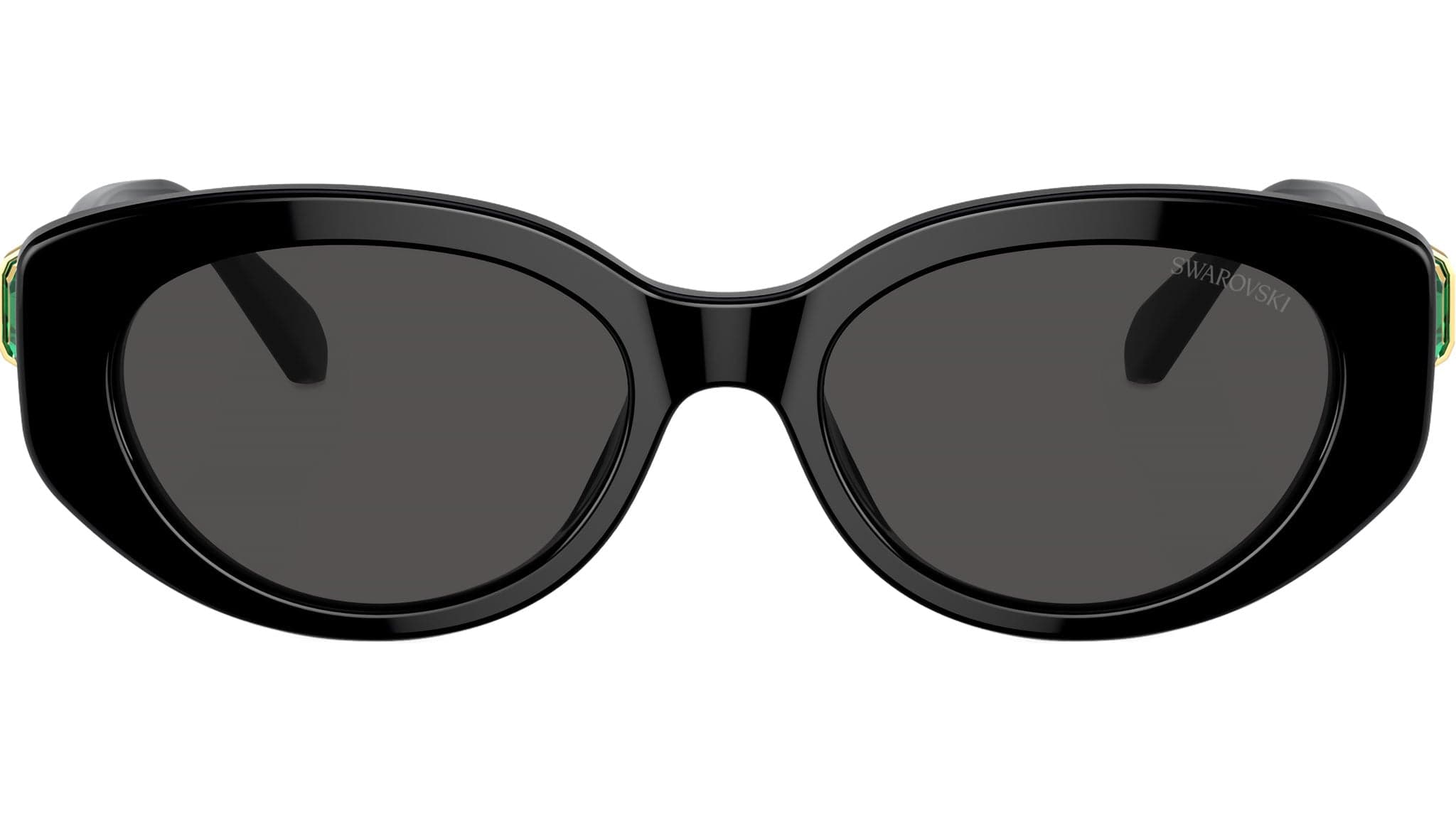 Swarovski SK6002 100187 Sunglasses Shiny Black 53mm Women 2
