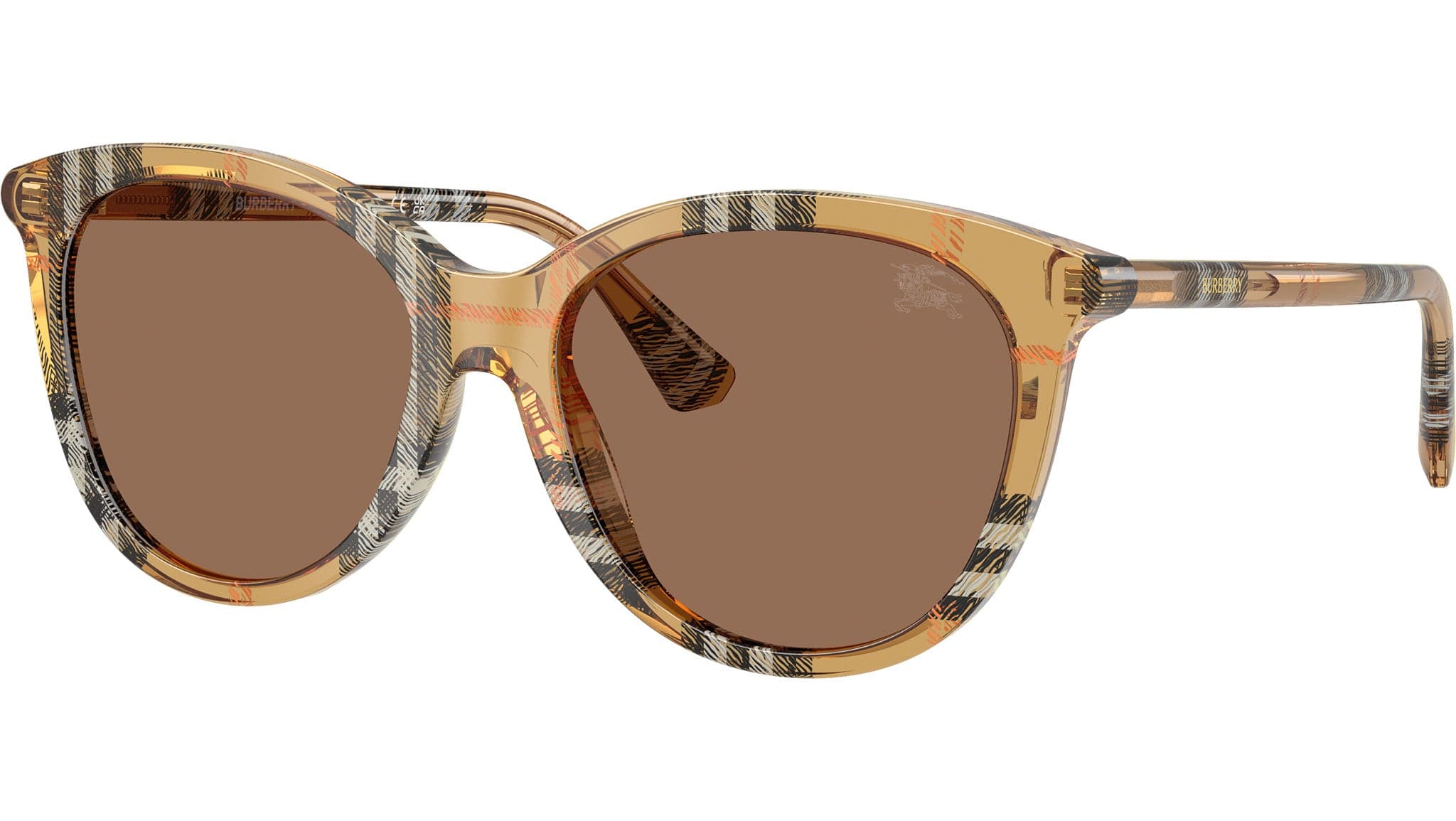 Burberry 0BE4455 416373 Sunglasses Check Sand 55mm