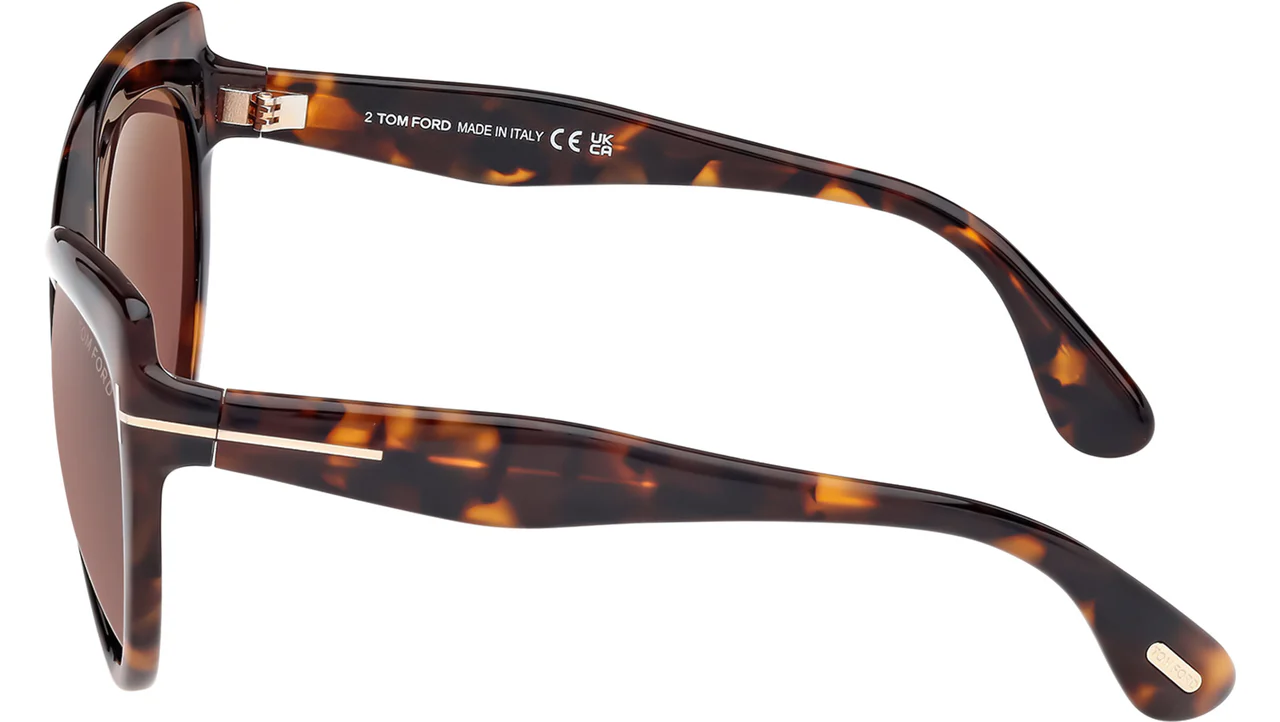Tom Ford FT1196 52E Sunglasses Dark Havana 65mm Women 4