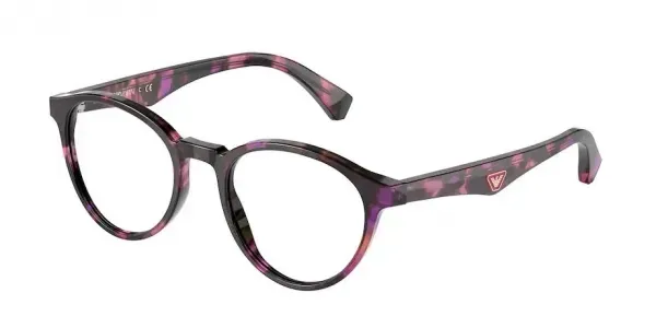Emporio Armani EA3176 5863 Eyeglasses Havana Violet 49mm Women