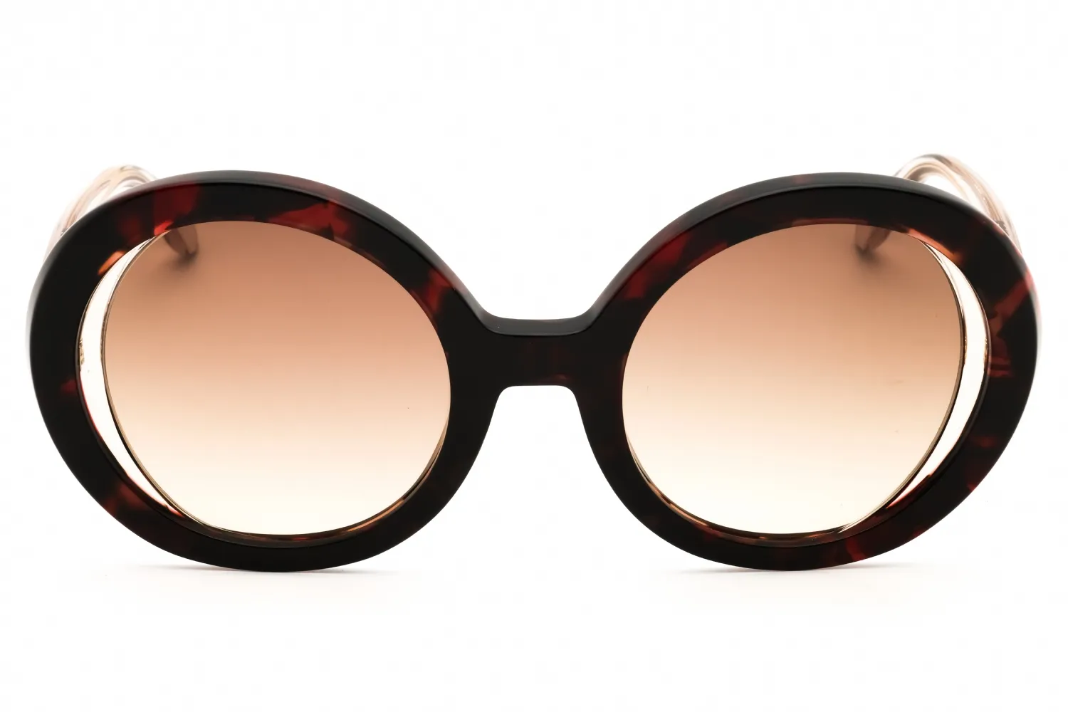 Just Cavalli SJC028 09JC Sunglasses Red Havana 51mm Women 2