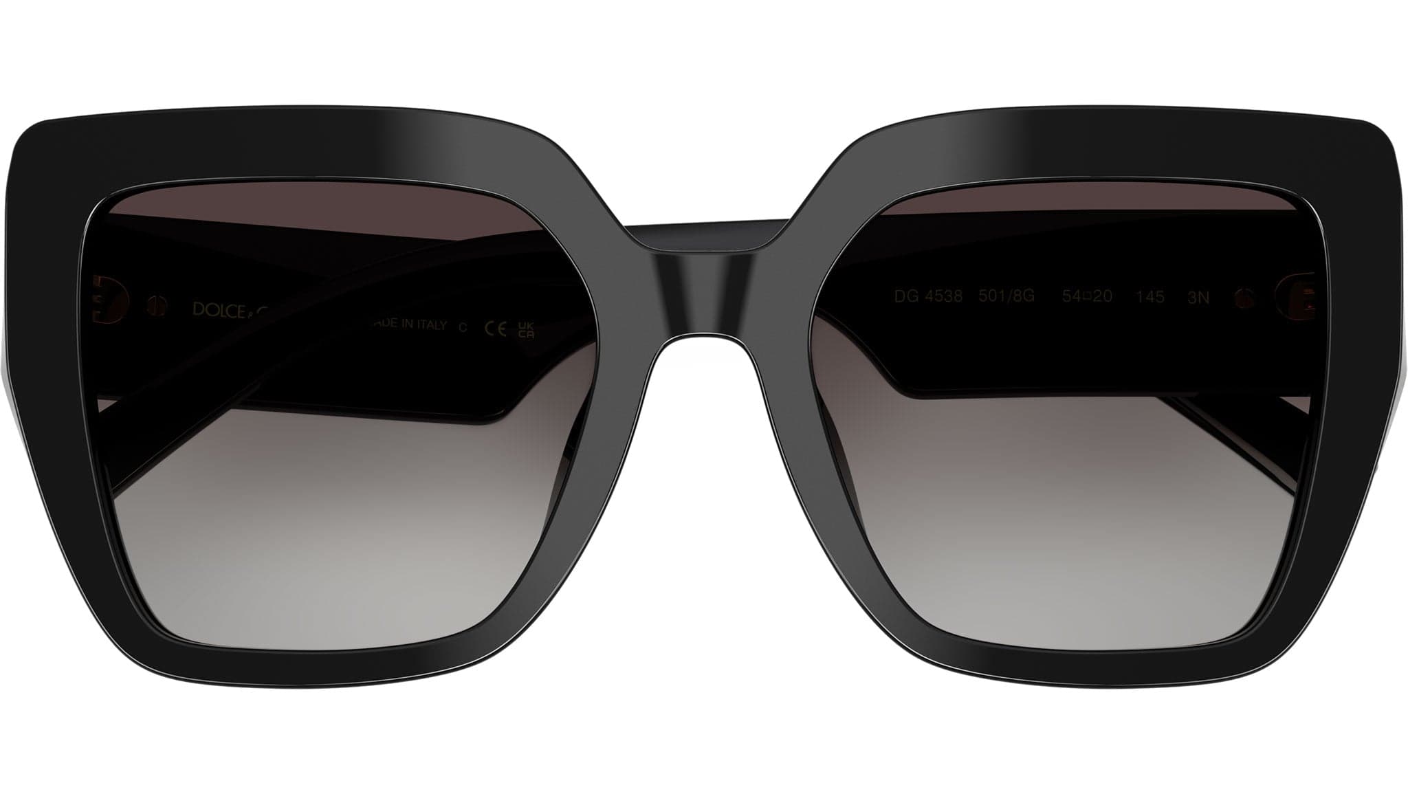 Dolce & Gabbana 0DG4538 501/8G Sunglasses Black 54mm Women 5