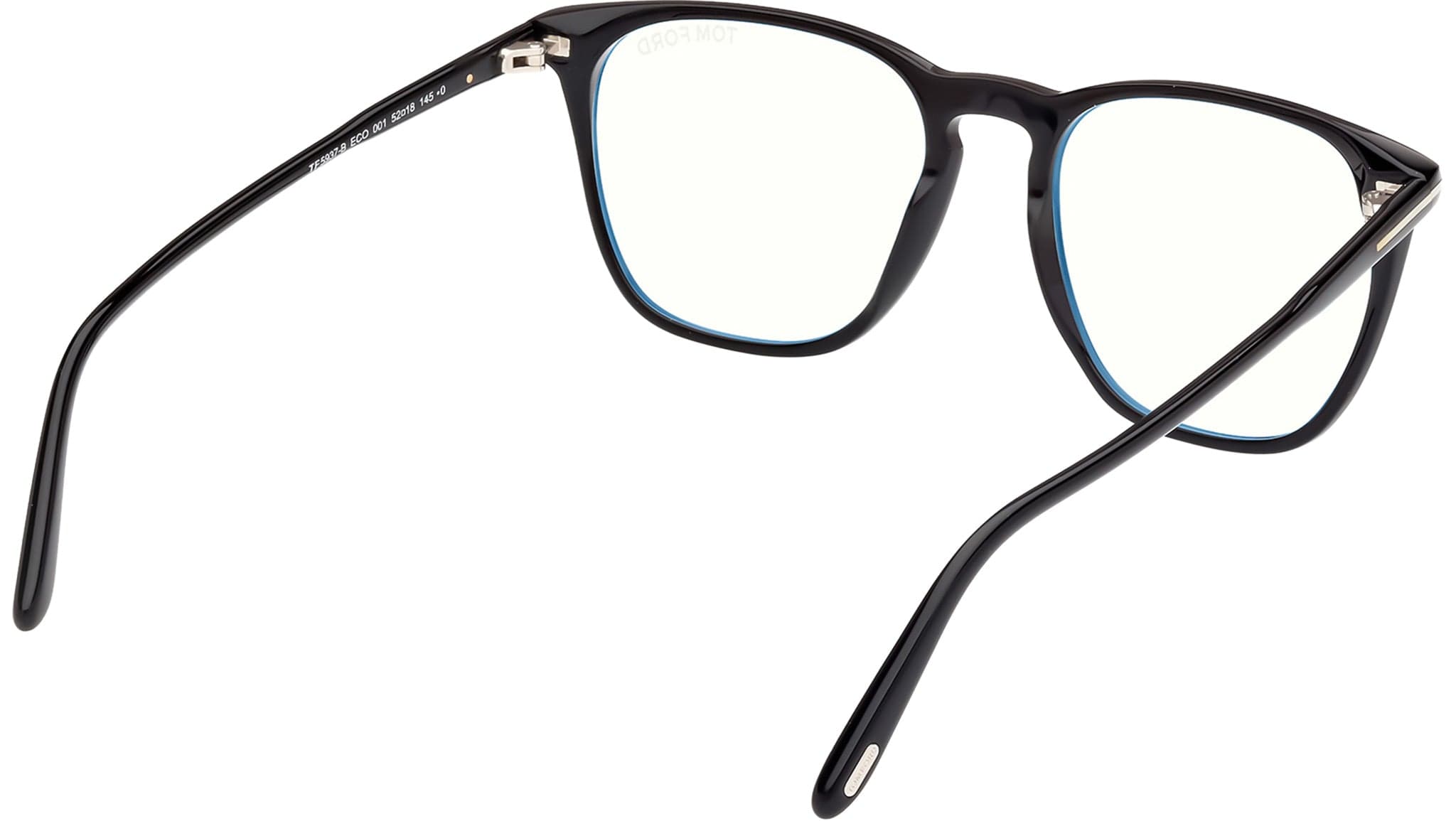 Tom Ford FT5937-B 001 Eyeglasses Shiny Black 52mm 5