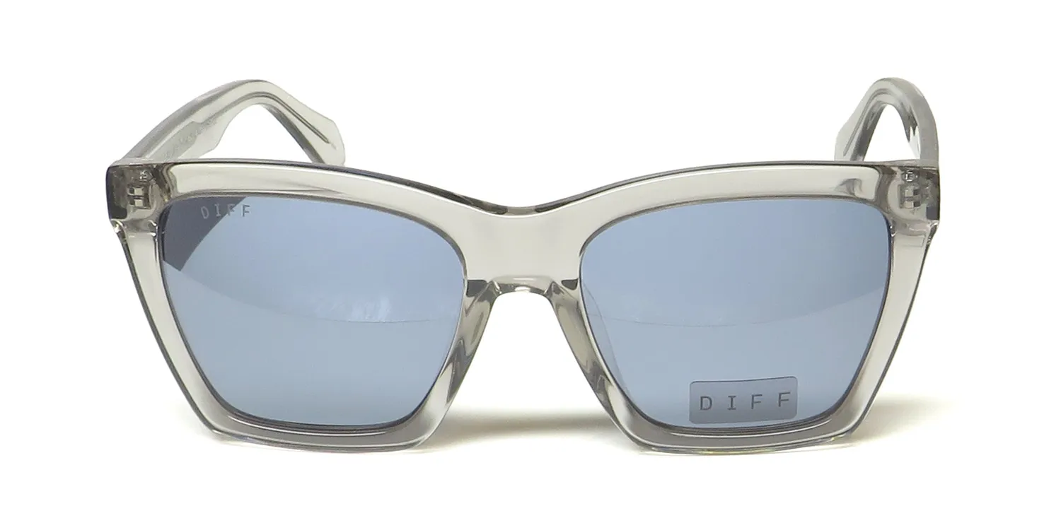Diff Kenzie tm Sunglasses Tempete Grey Crystal 54mm 3