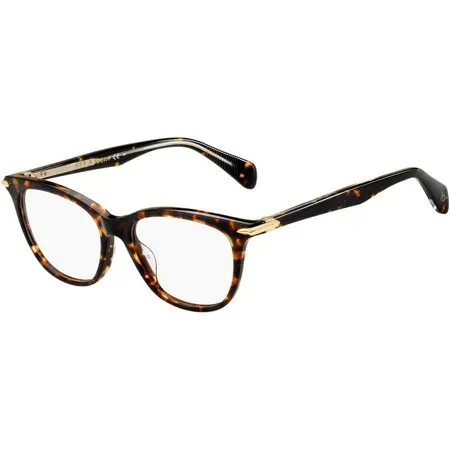 Rag & Bone Eyeglasses Dark Havana 50mm Women
