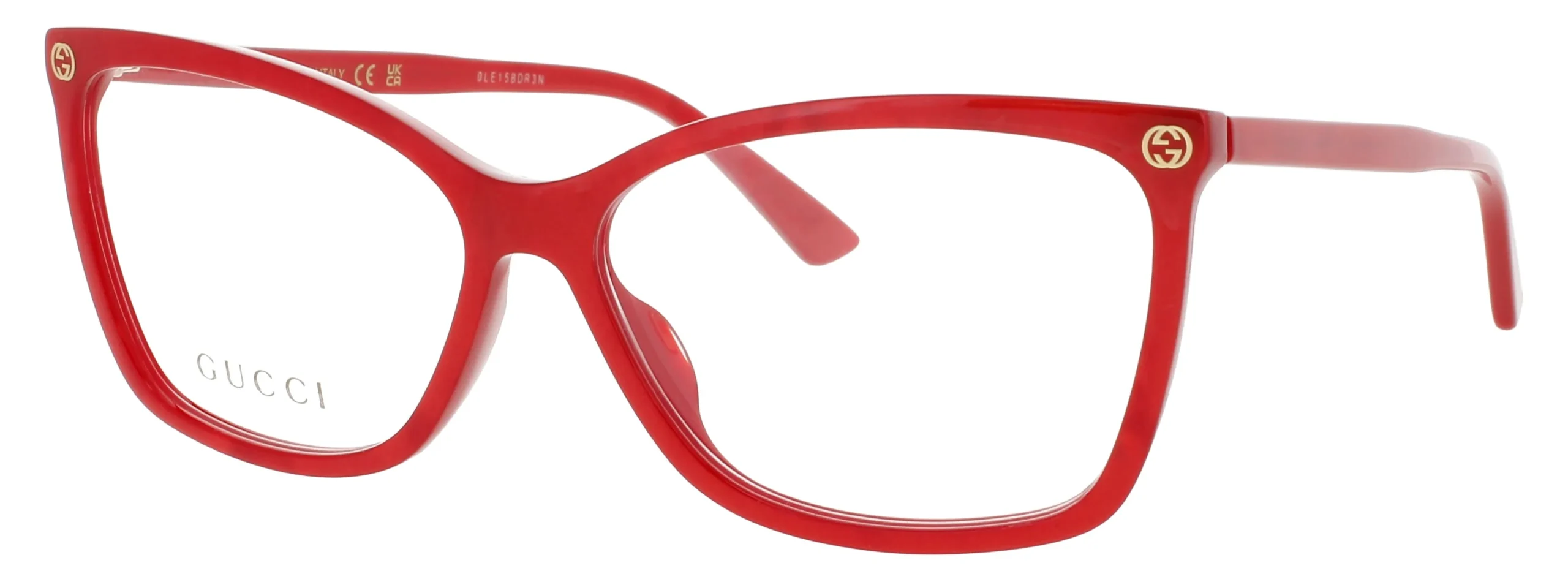 Gucci GG0025O 004 Eyeglasses Red 56mm Women